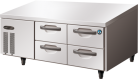 Hoshizaki RTL-140DDAC Four Drawer Stainless Steel Counter Refrigerator